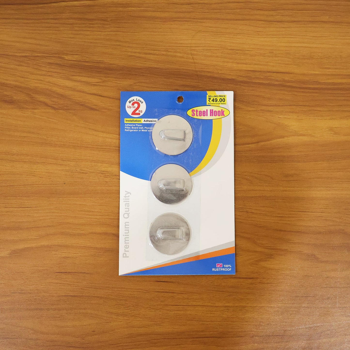 Heavy Duty Self-Adhesive Stainless Hooks ? Waterproof for Robes, Coats & Towels