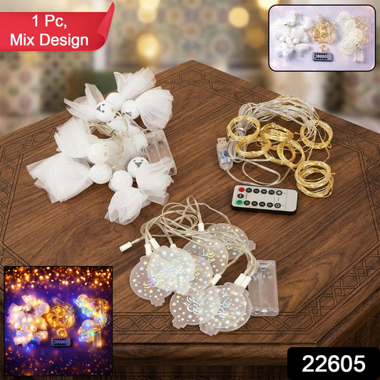 Fairy lights with mix design for indoor and outdoor decor