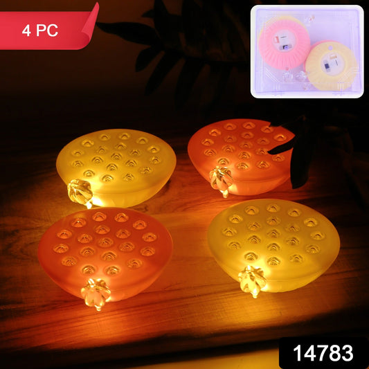 Assorted multicolor lotus canopy LED decorative lamps for home and festival décor