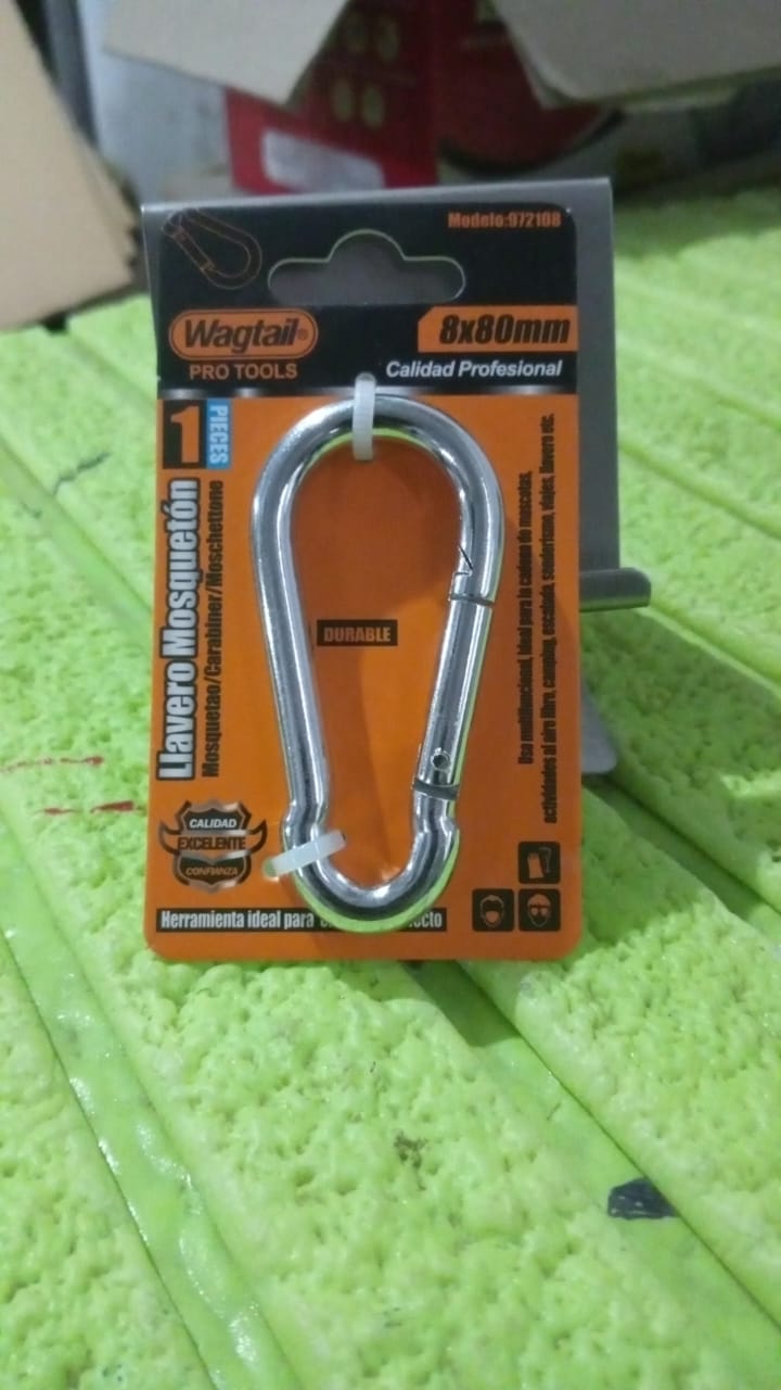 Stainless Steel Snap Hook (8Ã80 MM / 1 Pc)
