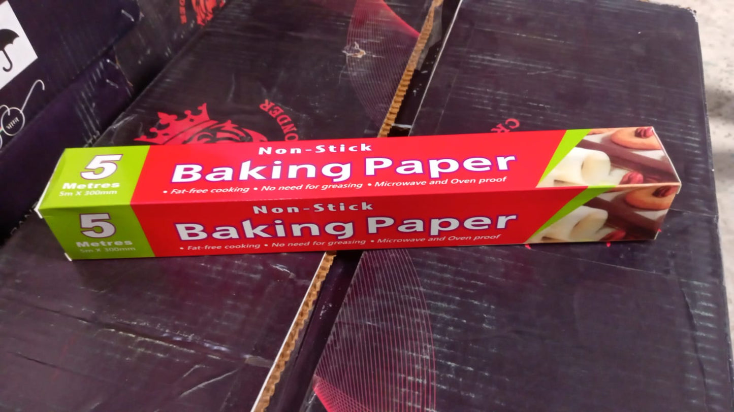Non-Stick Parchment Paper ? Easy Cleanup for Baking & Cooking (5 Mtr)
