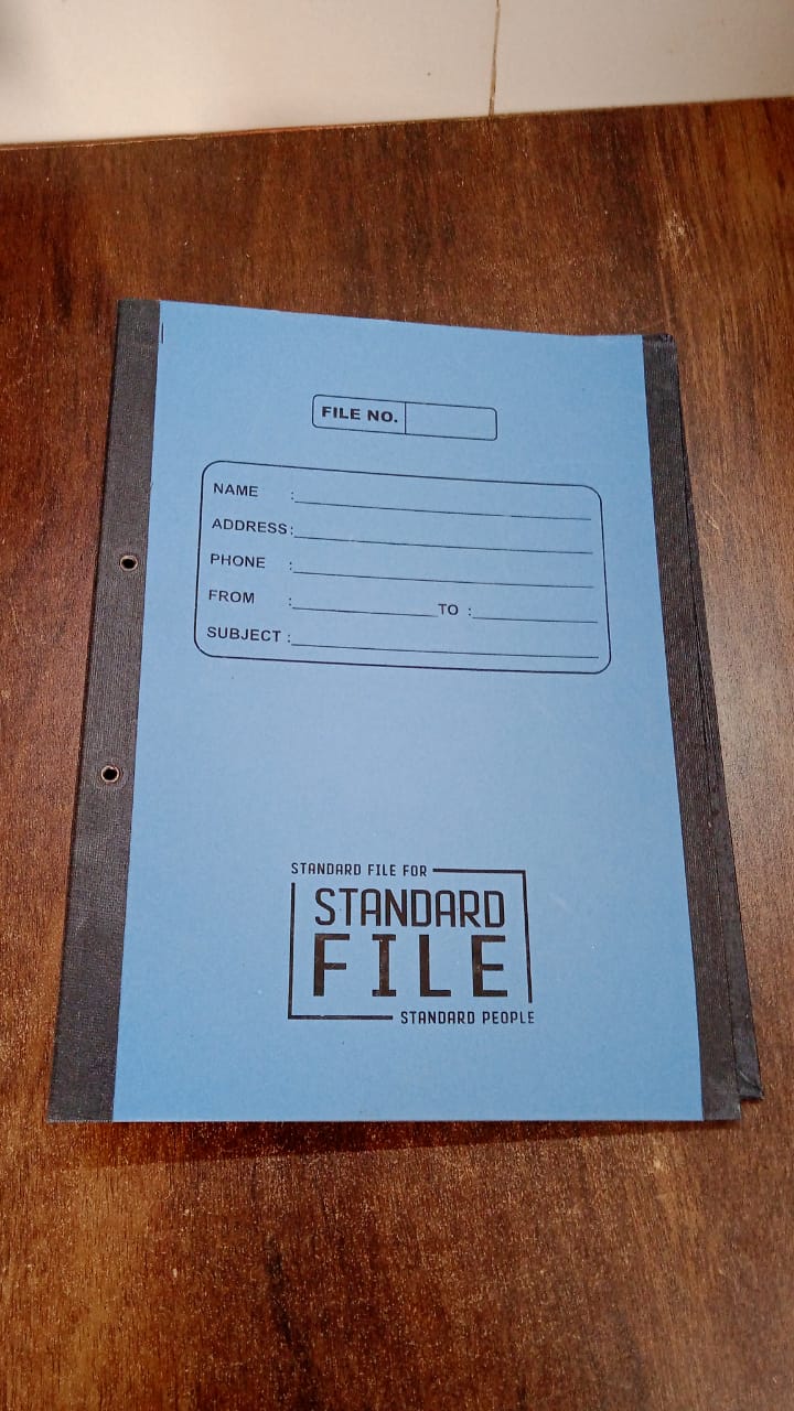 Standard File Plastic Clip ? A4 Paper Holder (33Ã26 cm / 4 Pc)