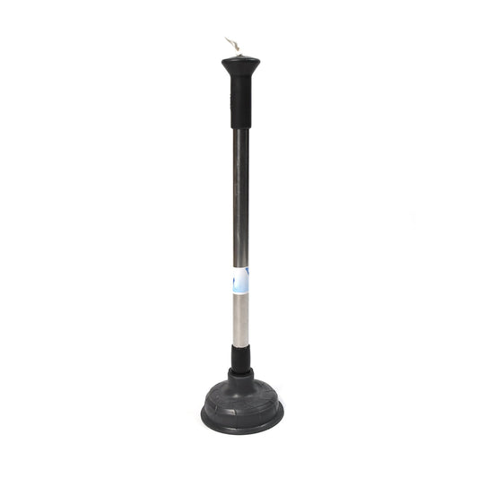 Side view of the versatile drain unblocker pump on a clean white background.