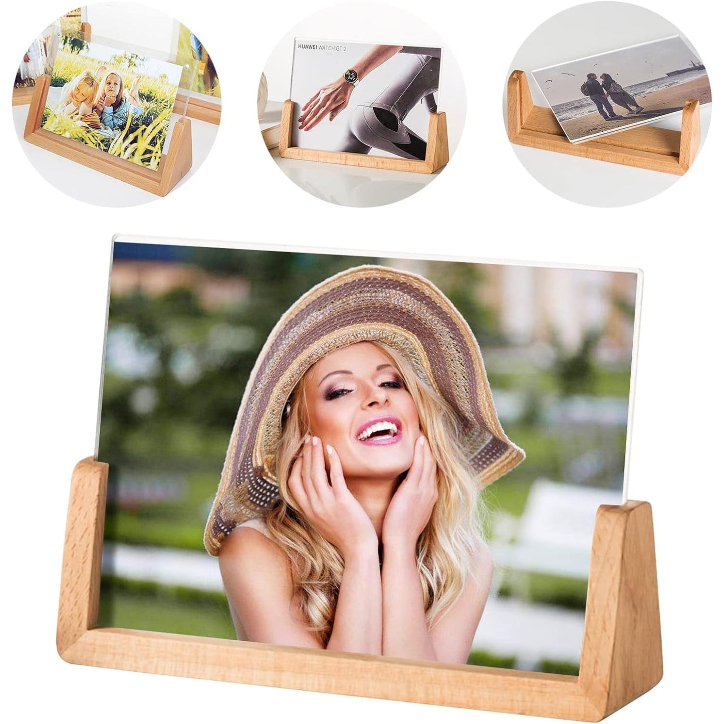 Â Wooden Picture Stand, Photo Frame Stand (1 Pc)