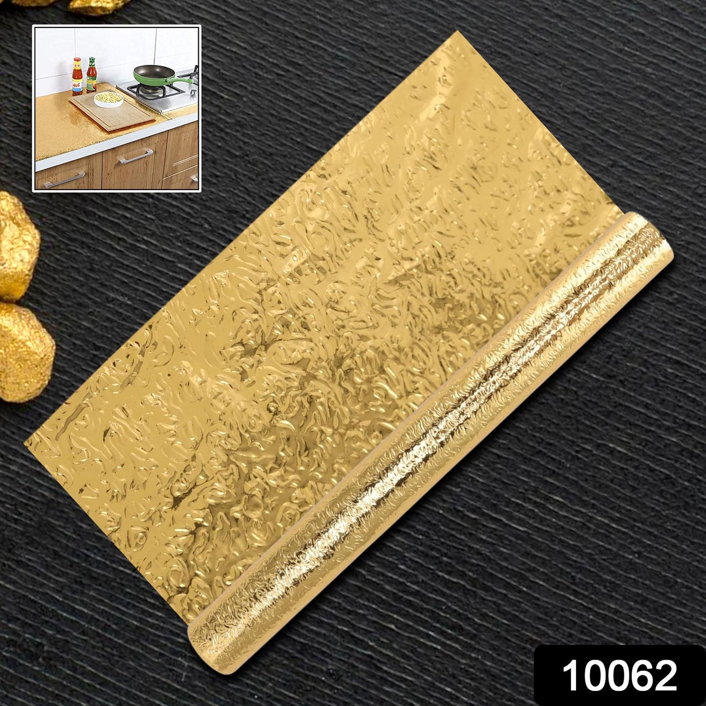 Oil-Proof Aluminum Foil Sticker ? Waterproof Self-Adhesive Kitchen Wallpaper