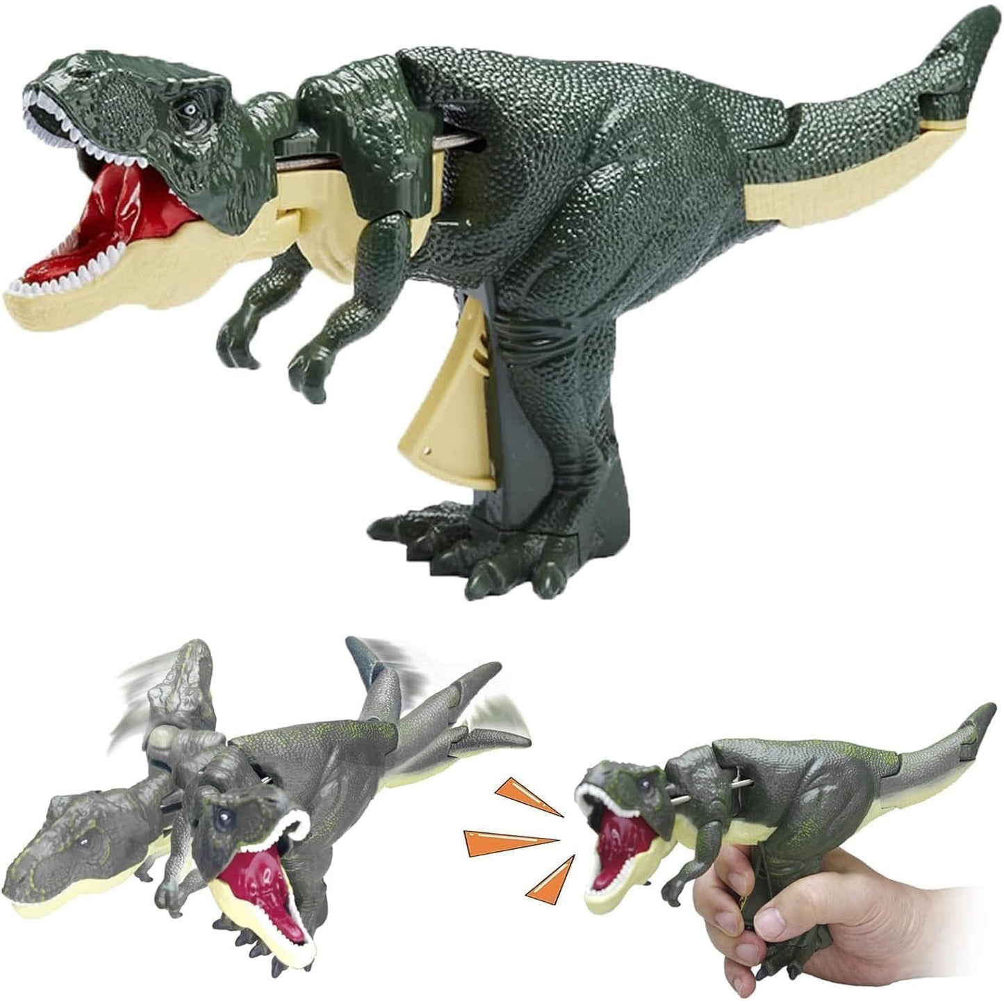 Dinosaur Roaring Toys Trigger Model with Sound Lighting Moving 3 Years 1 Pc