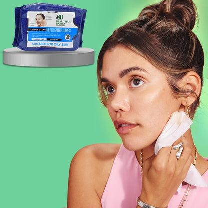 Refreshing Alcohol-Free Wet Wipes ? Facial & Body Wipes (25 Pc)