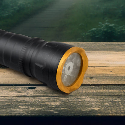 2in1 5 LED With 1 Laser Light PortableÂ Mini Torch / Flashlight LED Powerful High Lumens Pen Light with Clip, Portable Pocket Compact Torch for Emergency A Battery operated (1 Pc / Battery not included)