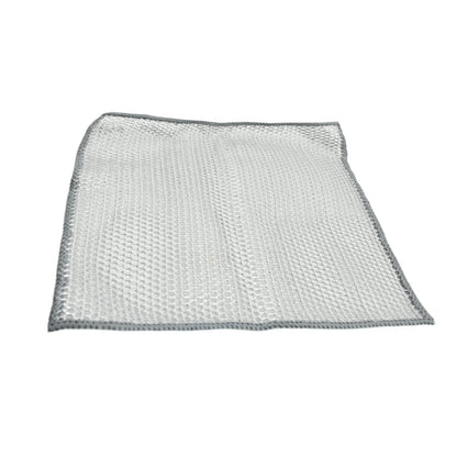Double-Sided Microfiber Cloth & Stainless Steel Scrubber ? (1 Pc, 20x20 cm)