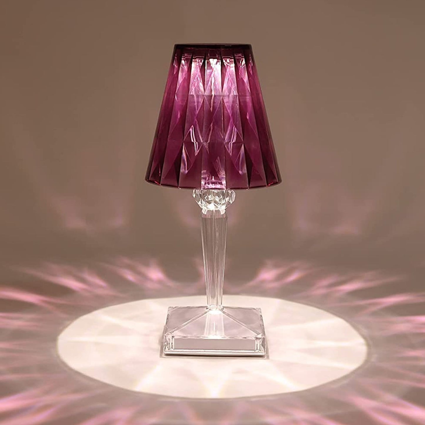 Crystal Diamond LED Table Lamp with 16 Colors ? Bedroom Decor