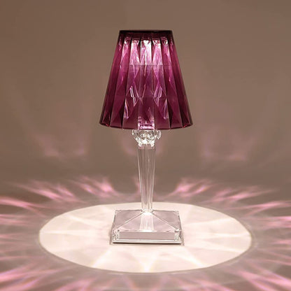 Crystal Diamond LED Table Lamp with 16 Colors ? Bedroom Decor