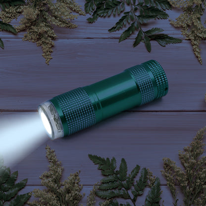 Mini Pocket Torch with 9 LED Bulbs ? Super Bright Flashlight