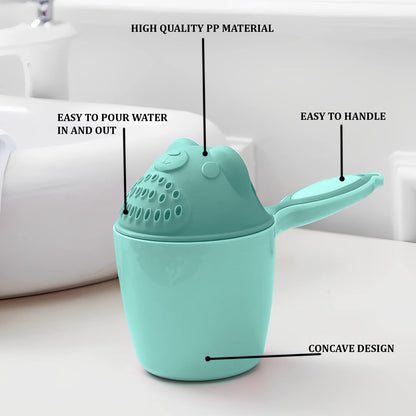 Baby Shampoo Shower Cup ? Safe Soft Bath Tumbler for Kids? Hair Washing