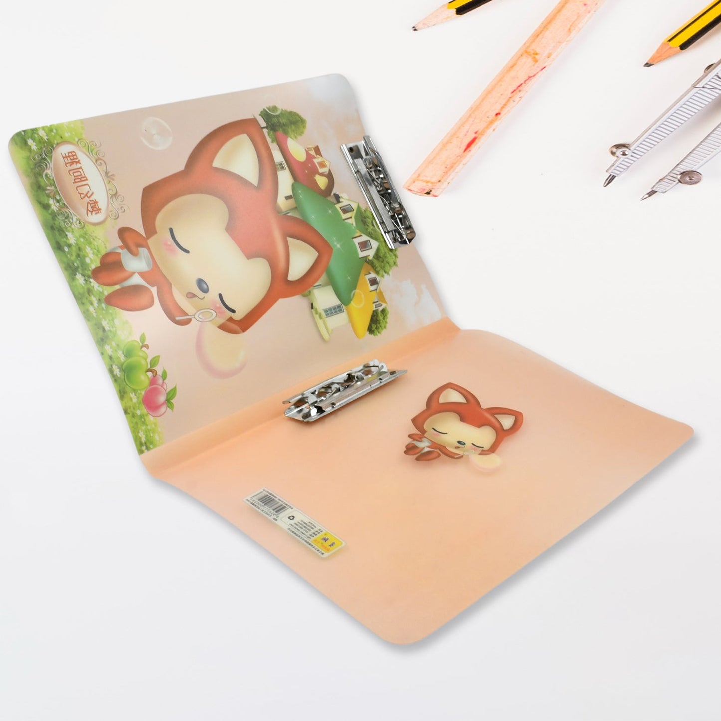 2 In 1 Plastic Clipboard Writing Pad, Exam Board & Clip File for Kids / Students, Exam Pad, Plastic Clip Boards & Clip File, great for taking notes, supporting and signing documents. (232 Ã 305 Ã 18 mm)