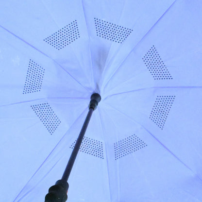 Windproof Compact Travel Umbrella ? Reverse Folding Design (1 Pc)