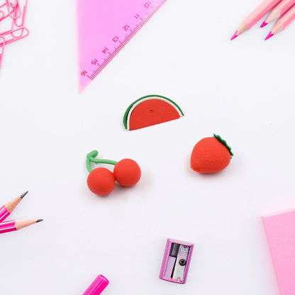 3D Mix Design Fancy & Colorful Erasers ? Novelty Set for Kids & School Prize (1 Set)
