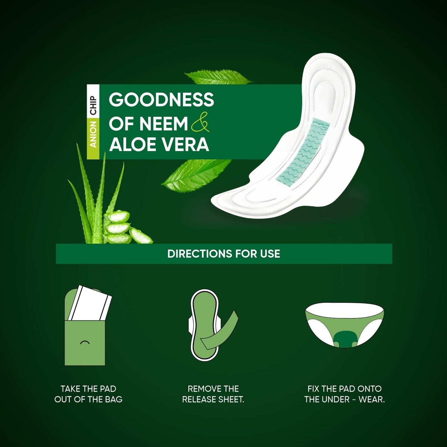Sanitary Pantyliners with Neem & Aloe Vera ? Ultra Thin (24 Pcs)