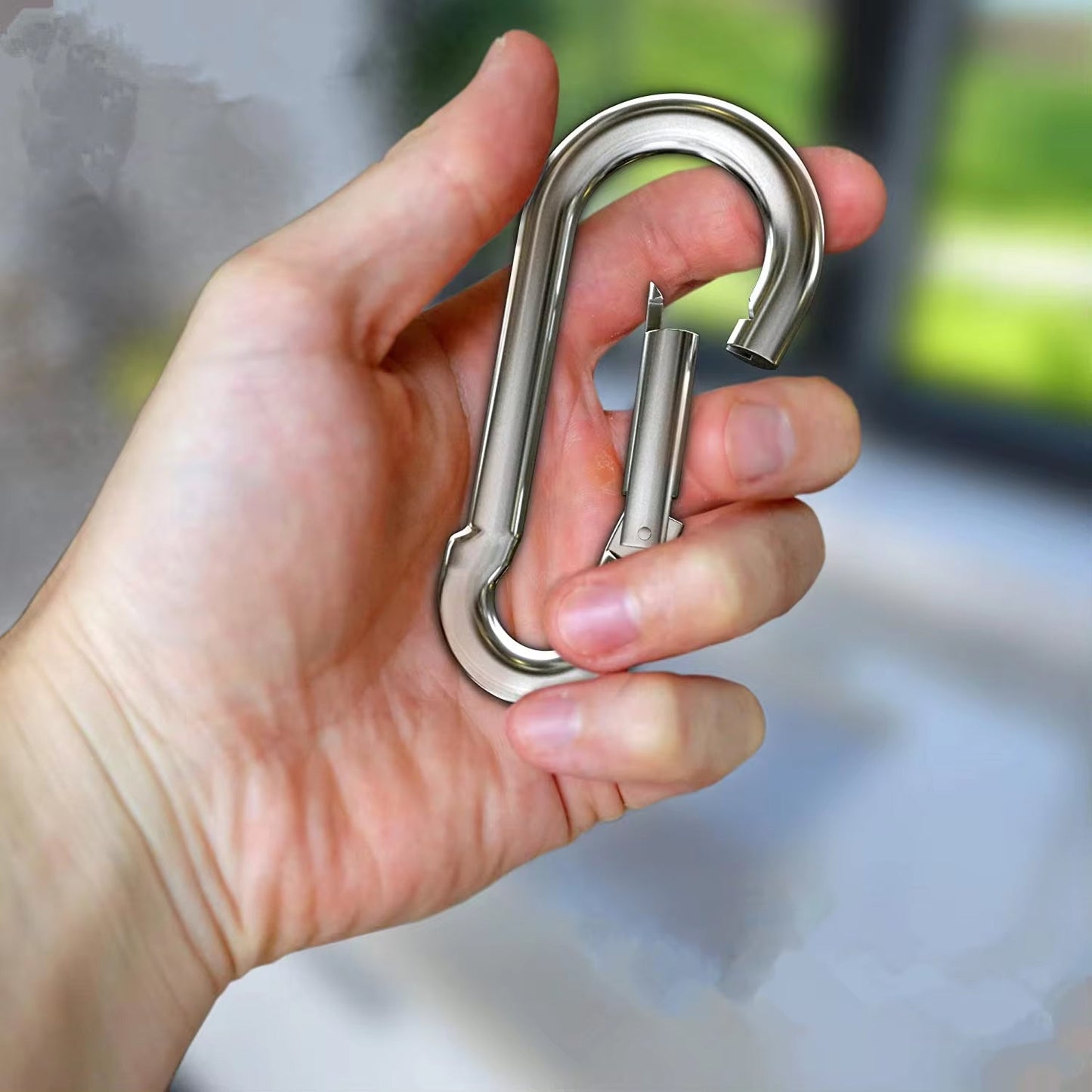 Stainless Steel Snap Hook (9Ã90 MM / 1 Pc)