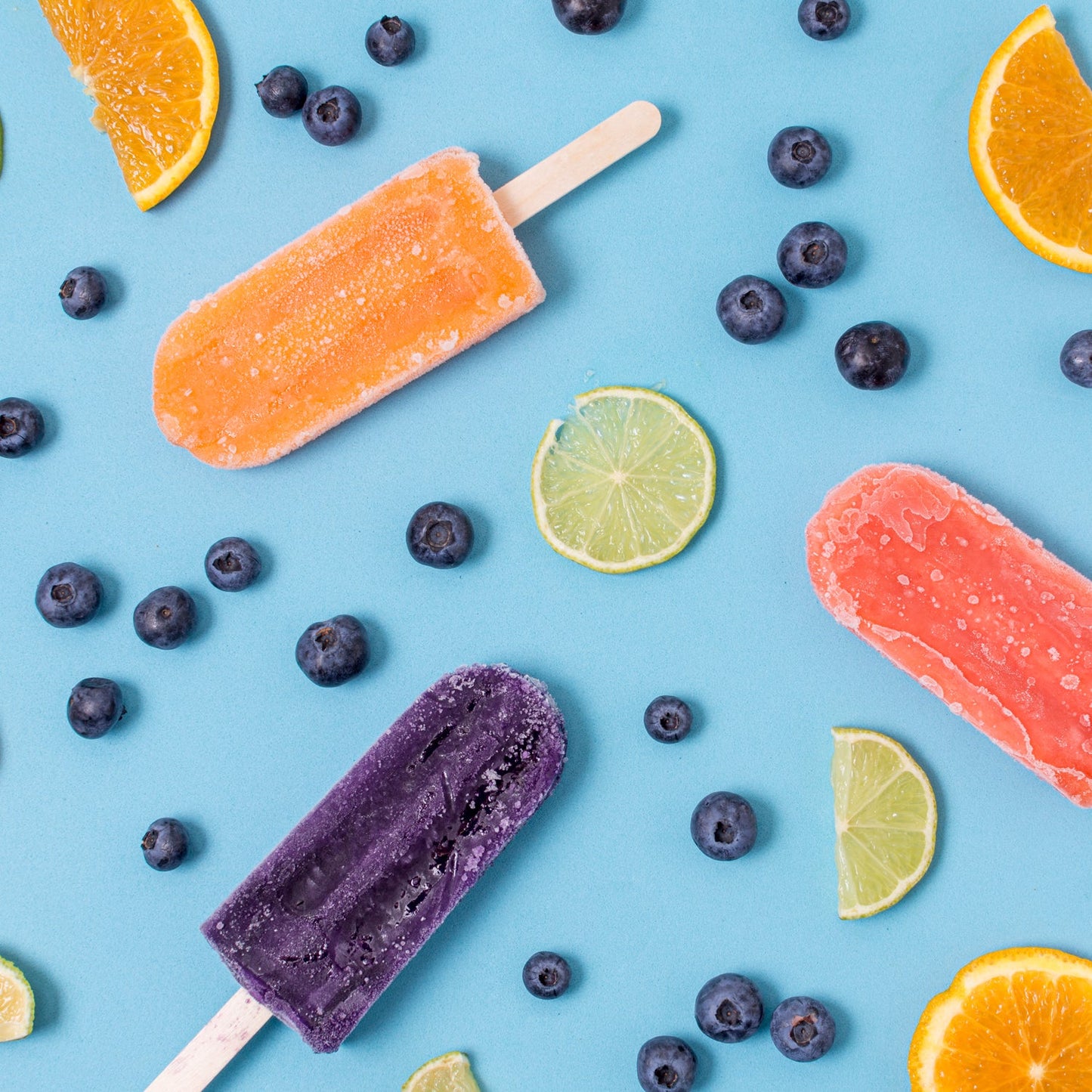 Silicone Sicle Molds ? DIY Ice Pops with Lids & 50 Sticks
