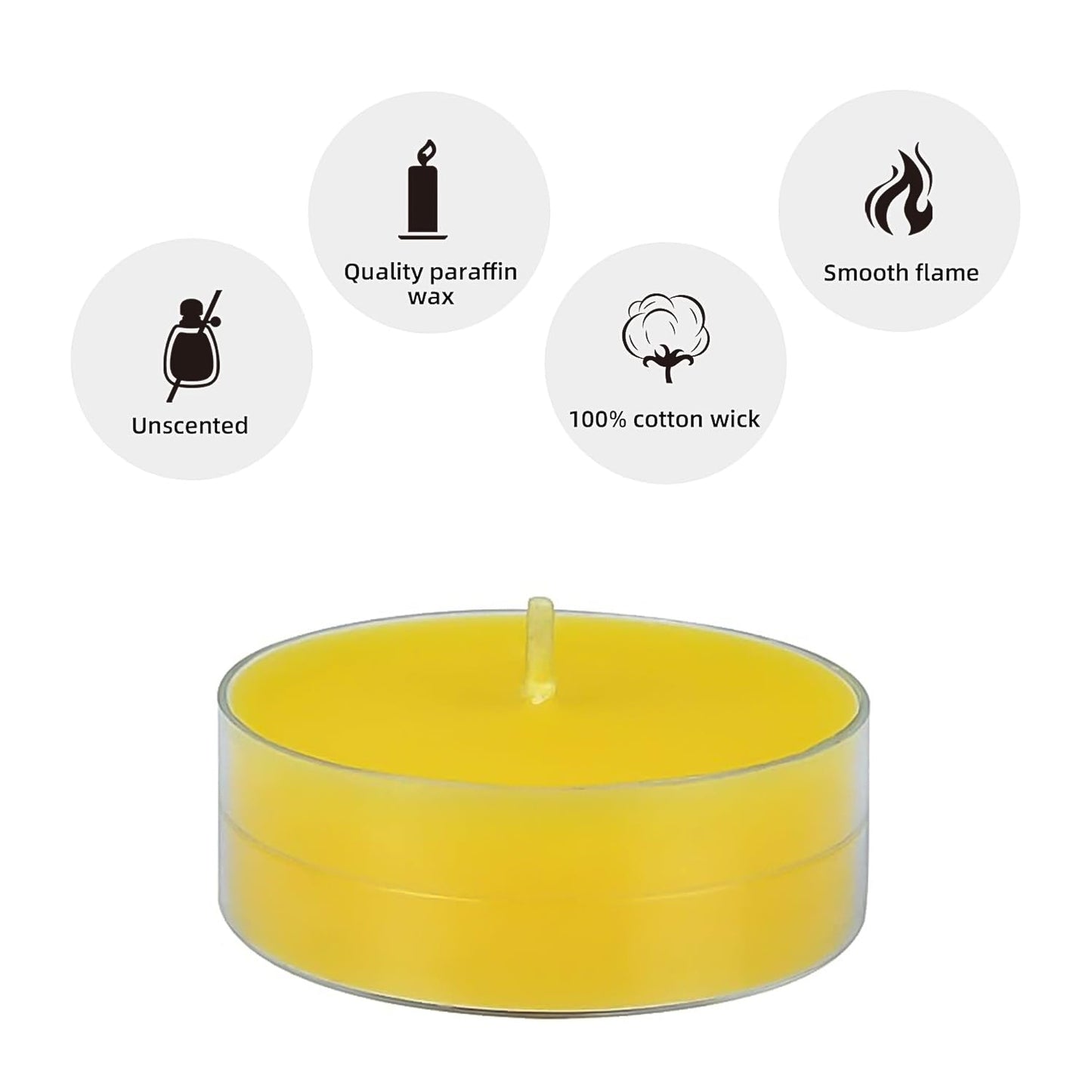 Tealight Diwali Candle ? Smokeless, Long-Burning, Mix Color (1 Pc)