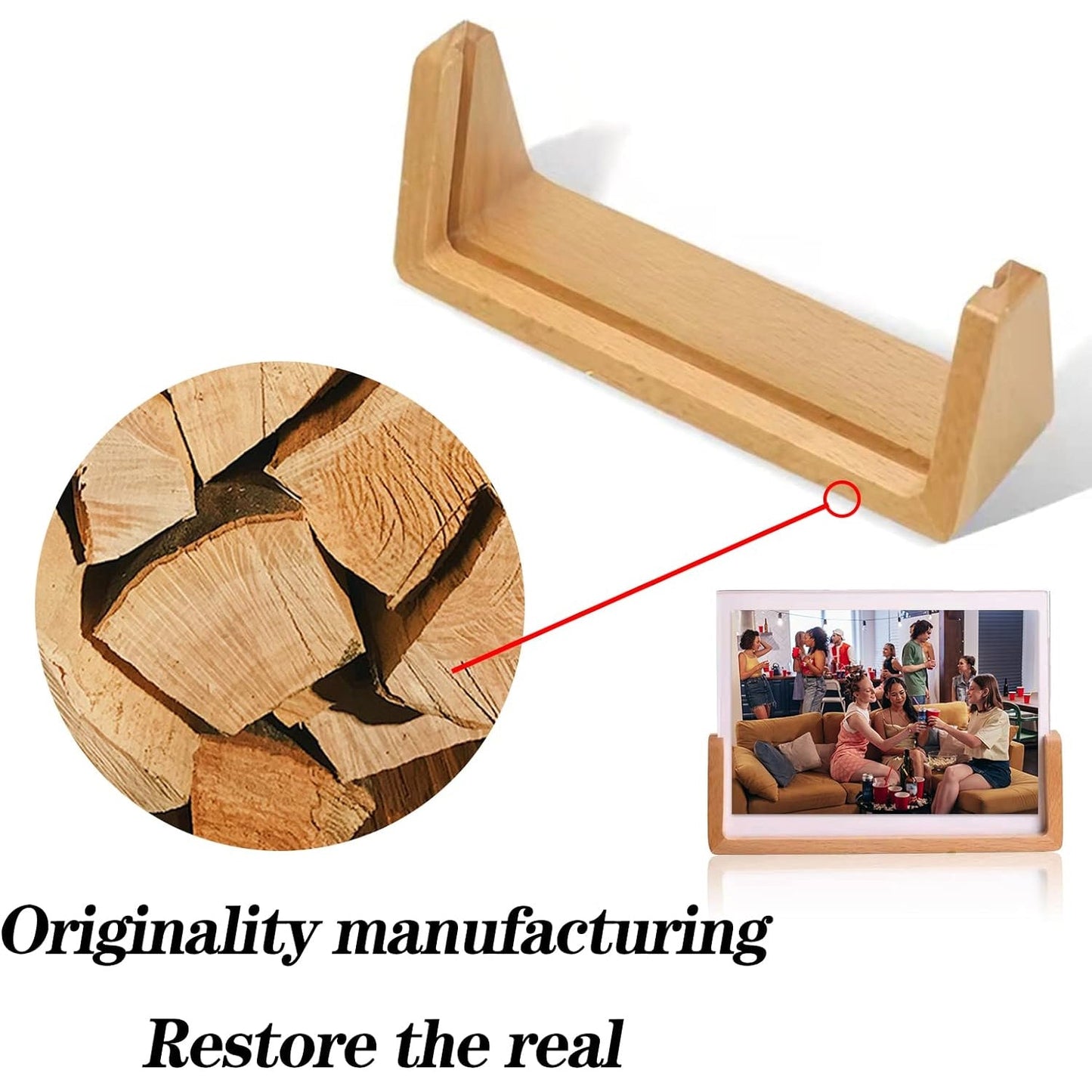 Â Wooden Picture Stand, Photo Frame Stand (1 Pc)