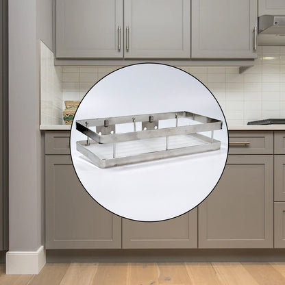 25 cm Metal Space Saving Rack ? Multi-Purpose Kitchen Storage Organizer Shelf