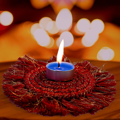 Tealight Diwali Candle ? Smokeless, Long-Burning, Mix Color (1 Pc)