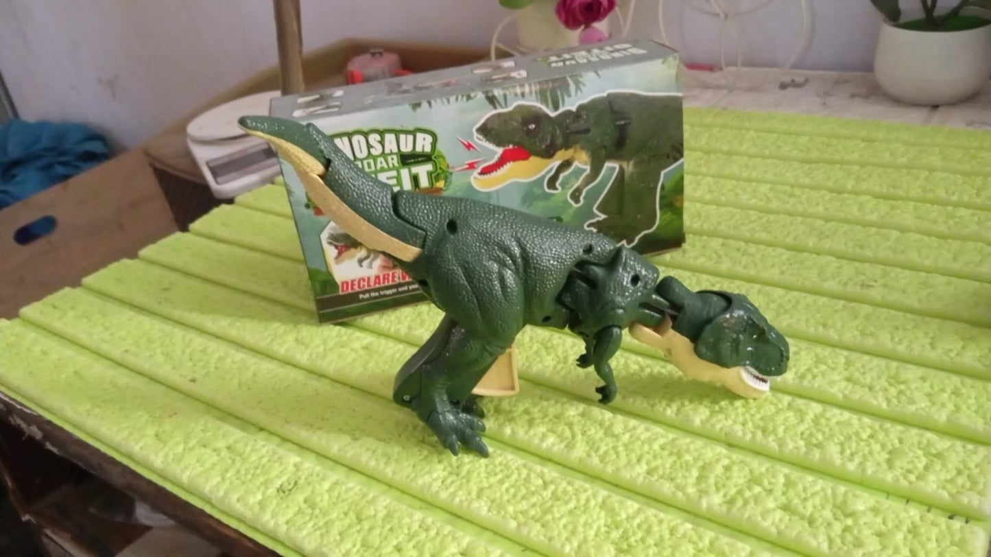Dinosaur Roaring Toys Trigger Model with Sound Lighting Moving 3 Years 1 Pc