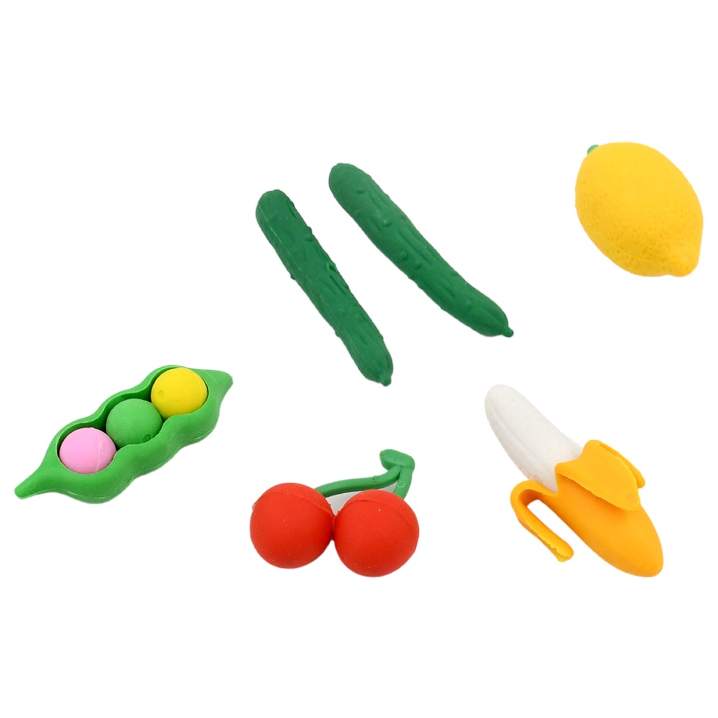 3D Mix Design Fancy & Colorful Erasers ? Novelty Set for Kids & School Prize (1 Set)