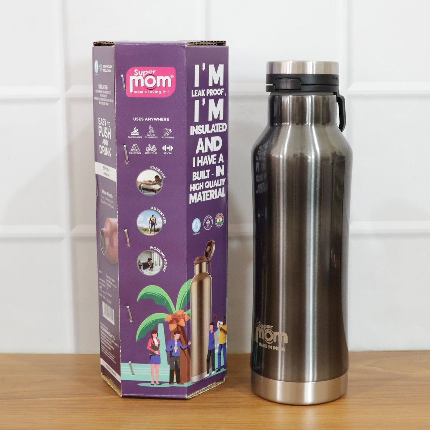 500 ml hydro flask for gym and travel