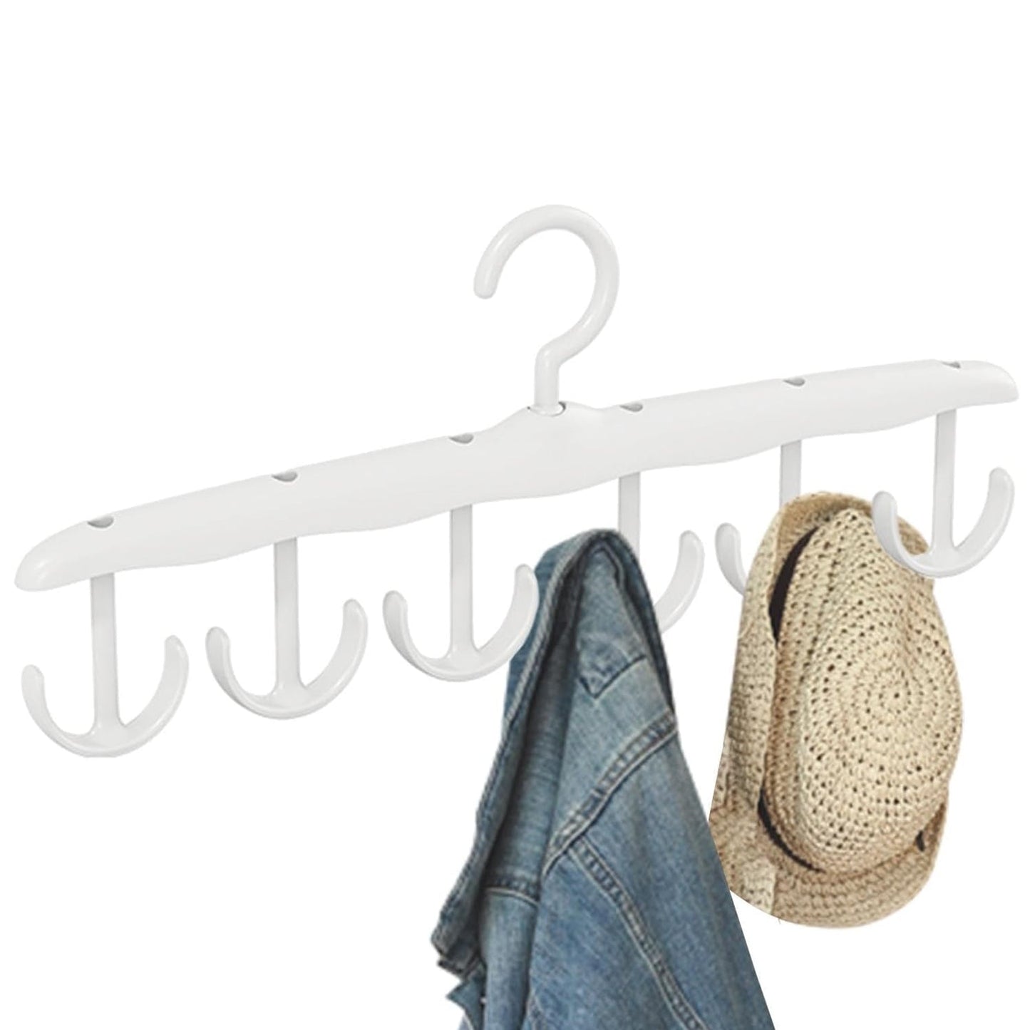 Rotatable Tank Top Hanger ? Space Saving Closet Organizer Dorms & (12-Hook)