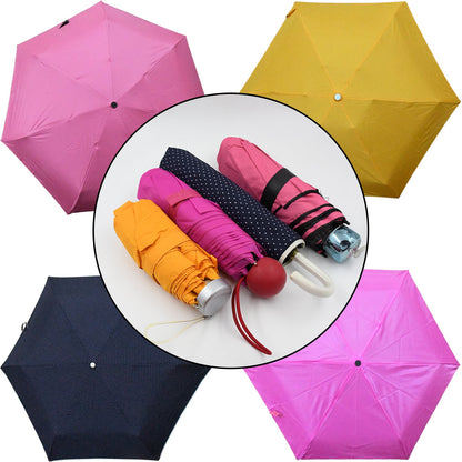 Umbrella Summer Sun and Rain ProtectionÂ Foldable Cute Umbrella || UV Protection Rain Sun Umbrella || Travel Accessories || Umbrella for Children, Girls, and Boys (1 Pc / Mix Color / Design)Â 