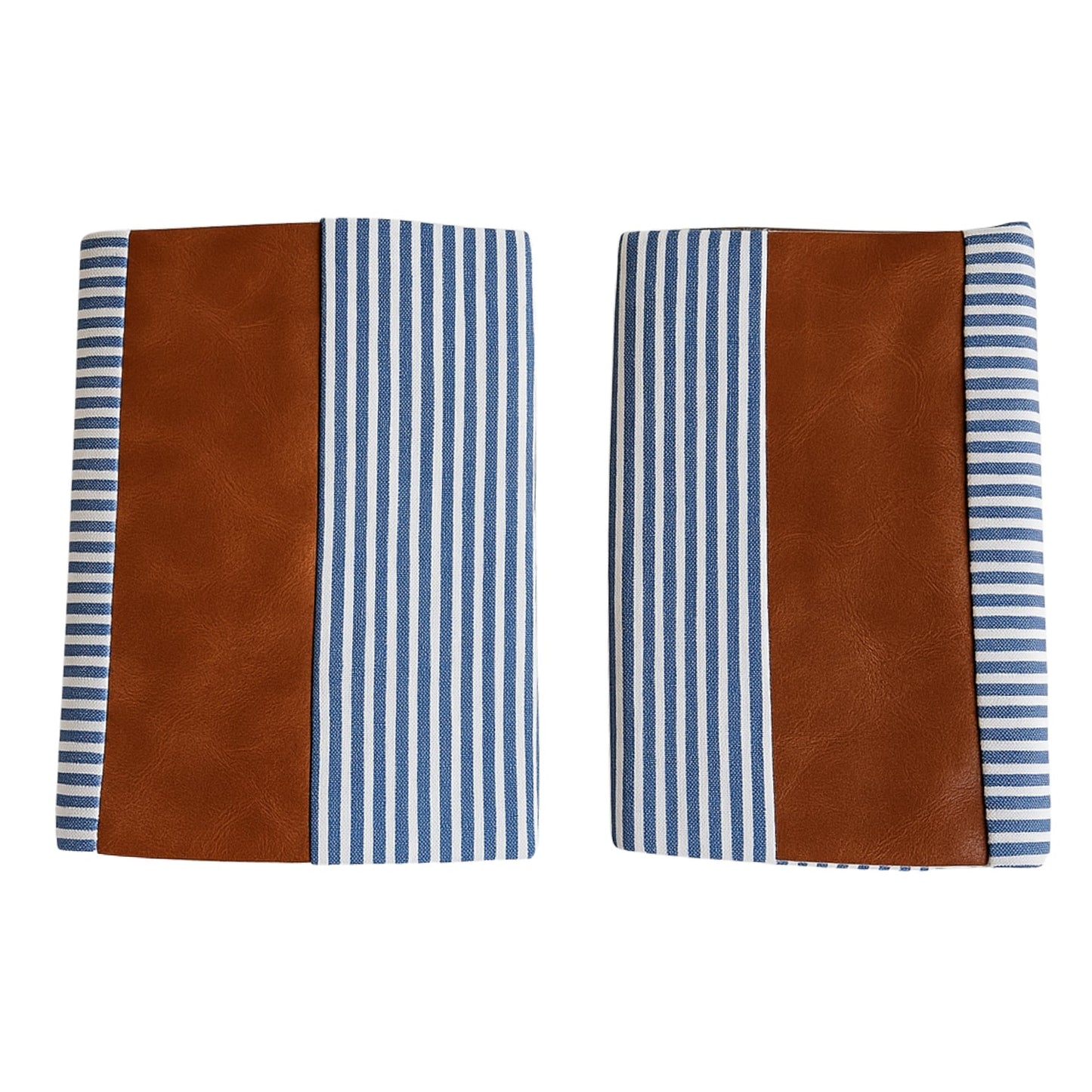 Pillow Covers, leather & cotton Cushion Covers (20 Ã 20 Inch / 1 Pair / 2 Pc)