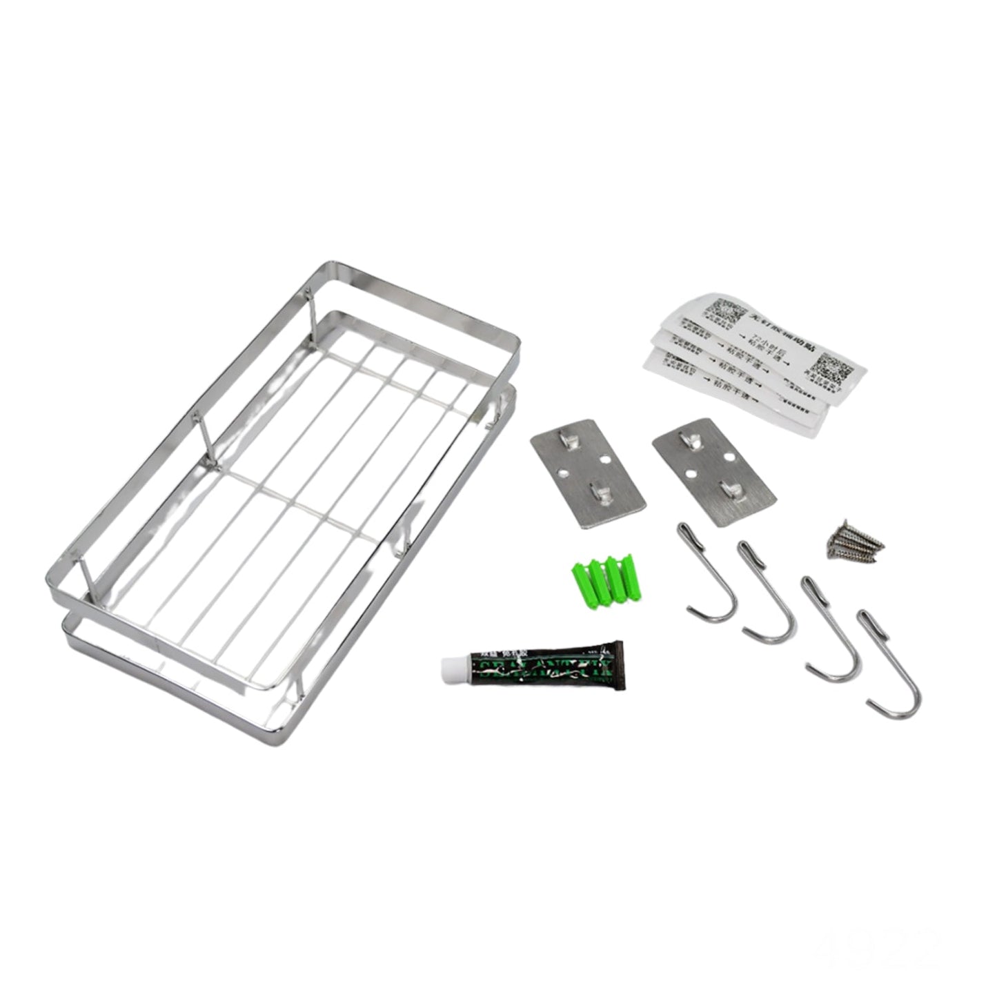 25 cm Metal Space Saving Rack ? Multi-Purpose Kitchen Storage Organizer Shelf