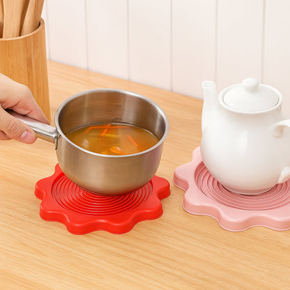 Multifunction Place mats Waterproof Anti-Slip at Insulation Table Mats Thermos Bottle Cup Mat Cup Coaster Kitchen Accessories, Home Thermos Kettle Pad, Heat Proof Pad Heat Insulation Pad (23Ã23 CM)