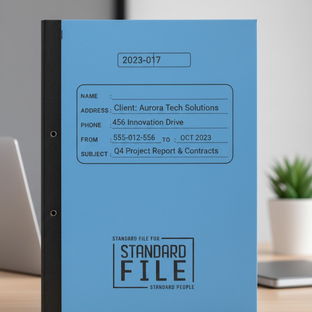 Standard File Plastic Clip ? A4 Paper Holder (33Ã26 cm / 4 Pc)