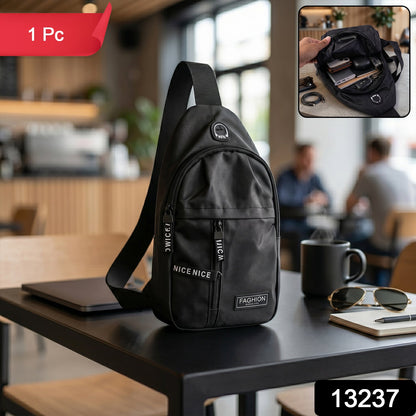 Waterproof Waist Bag ? Shoulder Crossbody Bag with USB Charging Slot