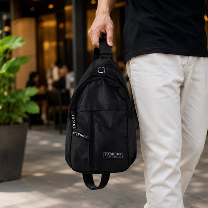 Waterproof Waist Bag ? Shoulder Crossbody Bag with USB Charging Slot