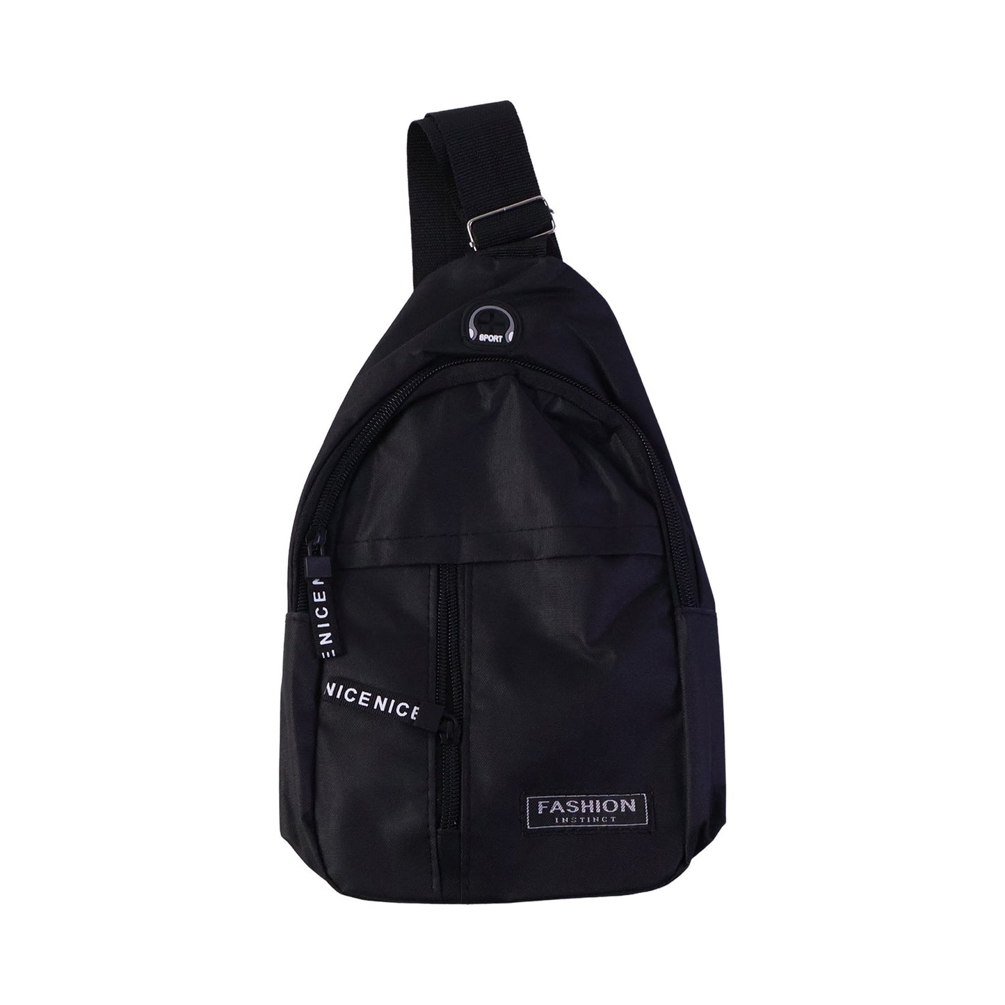 Waterproof Waist Bag ? Shoulder Crossbody Bag with USB Charging Slot