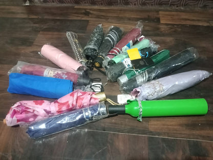 Umbrella Summer Sun and Rain ProtectionÂ Foldable Cute Umbrella || UV Protection Rain Sun Umbrella || Travel Accessories || Umbrella for Children, Girls, and Boys (1 Pc / Mix Color / Design)Â 