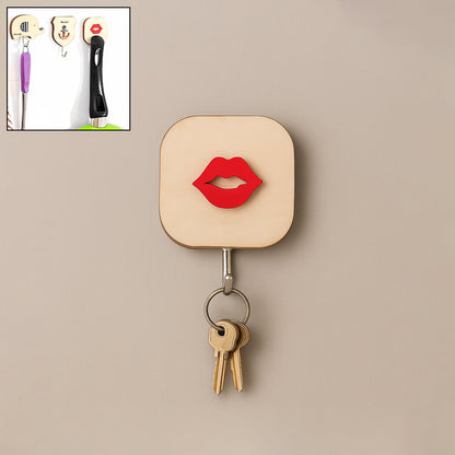Wooden Cartoon Wall Hook ? Kids Room & Bathroom Storage Hook