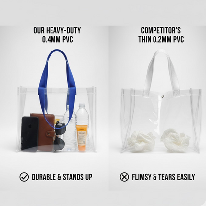 Multifunction Transparent Bag With Handle Bag (45Ã30Ã14 CM / 1 pc)