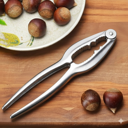 Luxury Stainless Walnut Cracker ? Portable Nut Cutter & Pliers