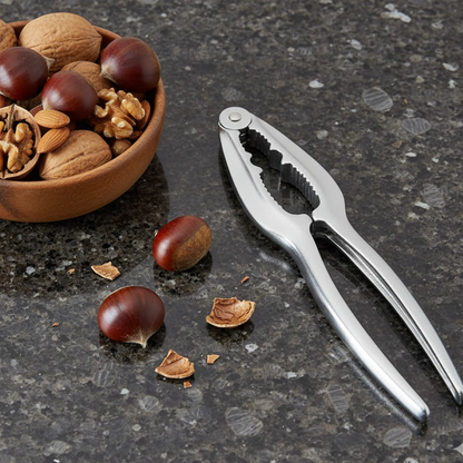 Luxury Stainless Walnut Cracker ? Portable Nut Cutter & Pliers