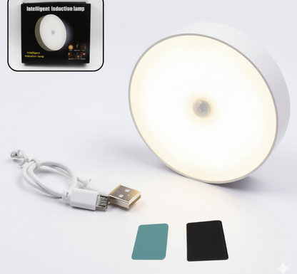 8 LED Night Lights With USB Charging & Double-Sided Adhesive PadsÂ (1 Pc)