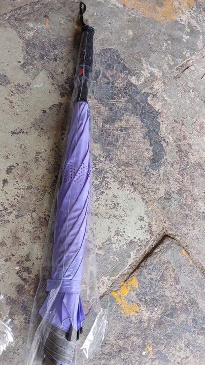 Windproof Compact Travel Umbrella ? Reverse Folding Design (1 Pc)