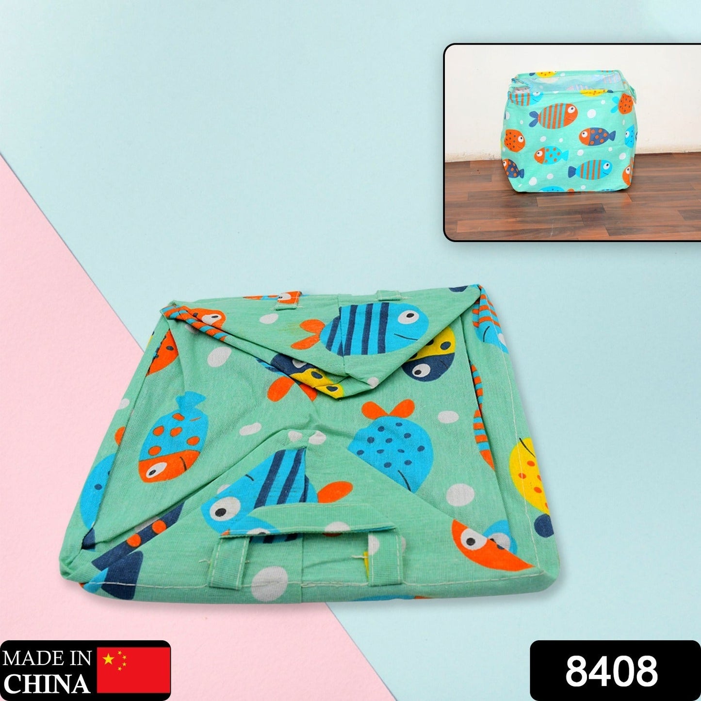 Foldable Storage Bag for Clothes, Blankets & Quilts ? Closet Organizer Box