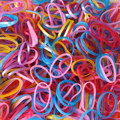 Multicolor Rubber Bands ? Elastic & Reusable for Office & Home (0.5 Inch / 100GM)