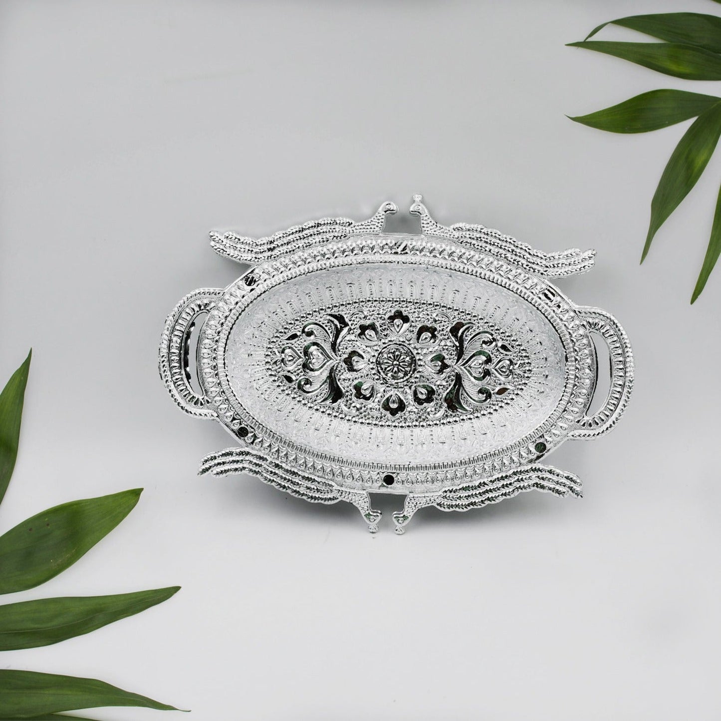 Decorative Mukhwas Serving Tray ? Fancy Dry Fruit & Candy Serving Plate
