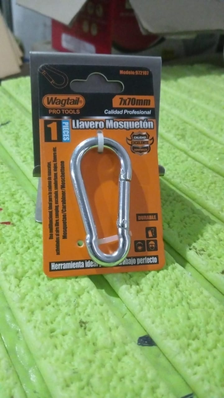 Stainless Steel Snap Hook (7Ã70 MM / 1 Pc)